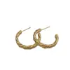 Brincos para Mulheres, Brincos Irregulares de Círculo Exquisitos Japoneses e Coreanos, Brincos de Luxo Leve e de Alta Qualidade, Brincos de Design de Nicho Atacado