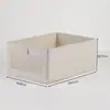 Caixa de Armazenamento de Tecido para Roupas Domésticas Pano Oxford Janela Visível Caixa de Armazenamento de Roupas com Tampa Caixa de Armazenamento Grande para Varanda