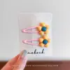 Accesorios Florales para el Cabello Estilo Coreano para Niñas, Gomas para el Cabello, Pinzas Bb, Lindos y Súper Adorables Pinzas para el Flequillo y el Cabello de Niñas, Pinzas de Flor para el Cabello de Bebé