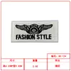 Pegatinas de Tela Bordadas con Letras Cuadradas Accesorios de Ropa para Traje de Uniforme de Béisbol Americano Parche Decorativo Pegatinas DIY Fábrica Stock Listo