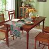 Caminho de Mesa Americano Retrô com Franjas Transfronteiriço Estilo Étnico Jacquard Capa Toalha para Mesa de Centro/TV Caminho de Mesa para Pé da Cama