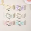 Nuevos accesorios para el cabello transfronterizos de Amazon para niños, exquisitos pasadores de lazo para niñas, pequeños pasadores laterales para niñas pequeñas