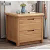 Mesita de noche de madera maciza color nogal Mini 40 Simple Moderna Uso en el hogar Estilo chino Gabinete de almacenamiento Gabinete de almacenamiento junto a la cama del dormitorio
