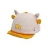 Gorra Suave con Visera para Bebé, Linda Gorra con Visera y Pico para Bebés y Niños Pequeños, Gorra con Visera de Letras para Niños y Niñas, Gorra de Béisbol