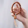 Pulsera DIY Estilo Cacahuete de Madera de Azufaifo, Tamaño 8x9, Cuentas de Oración de Madera para Hombres y Mujeres, Venta al por Mayor desde el Fabricante