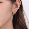 Pendientes colgantes de amor con diseño de nicho estilo Ins, de acero inoxidable, con diamantes en forma de corazón, pendientes avanzados al por mayor