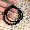 Estilo Chino Hebilla Segura Pulsera de Perlas Retro para Mujer Diseño Antiguo Fresco Pulsera de Gama Alta Estilo Nacional Novia Pulsera Sencilla