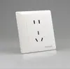 Enchufe de 86 orificios de fábrica decoración del hogar panel de pared de placa de acero oculto de dos o tres orificios con USB interruptor panel de ingeniería enchufe