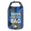 Bolsa de Barril Impermeable de PVC Camuflaje Transfronteriza Bolsa Impermeable con Separación Seco y Húmedo Bolsa de Playa para Deriva Infantil Bolsa Seca Bolsa de Natación