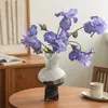 Flores Artificiais de Íris de Seda para Decoração de Casamento, Ornamentos de Paisagismo Temáticos da Alice, Arte Floral para Quartos Decorados, Atacado