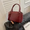 Bolsa Boston Retrô Maillard para Mulheres 2024 Nova Moda Bolsa de Mão para o Trabalho Simples Versátil Bolsa de Ombro Transversal