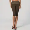 [Em Estoque] Calças Capri Transfronteiriças para Corrida ao Ar Livre, Fitness, Yoga, Shorts Esportivos de Bolinhas com Cintura Dobrável Escovada