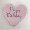 Decoração de Cupcake com Marcação Espelhada Transfronteiriça Acrílico Feliz Aniversário Festa de Aniversário Decoração de Bolo