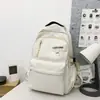 Mochila sencilla para niños, estudiantes universitarios y estudiantes de preparatoria; mochila estilo universitario para niñas; Mochila de pareja estilo coreano