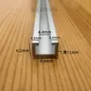 Trilho sensor em perfil C ranhura de montagem para chave fotoelétrica liga de alumínio trilho em U com flange interna ranhura para cartão de alumínio