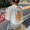 2025 Novo Estilo Coreano Tops Soltos Camisetas de Manga Curta para Mulheres Verão Versátil Design de Nicho Tendência de Roupas Femininas para Estudantes