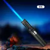 Nuevo Encendedor Inflable A Prueba de Viento de Alta Potencia con Llama Azul Directa, Encendedor de Cigarros Creativo Personalizado para Comercio Transfronterizo