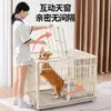 Gaiola para Cachorro Cão de Porte Médio Cachorro Pequeno Grande Gaiola para Cachorro de Resina Gaiola para Pet Teddy Casa Interior Vila Cerca para Cachorro