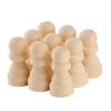 Boneca de madeira original cor de madeira xadrez peça de xadrez de madeira jogo de mesa educacional infantil brinquedo pintado