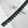 Adorno de encaje calado de una cara en blanco y negro, accesorio para el cabello hecho a mano para DIY, corsage Lolita, colgante para bolso, material decorativo para accesorios