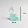 Colgante de Flamenco Colorido Electroplateado Accesorios para Manualidades DIY con Cuentas Llavero Colgante Lindo Materiales para Juguetes Infantiles
