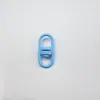 Accesorios de joyería diy color de pintura ocho hebilla giratoria universal anillo de conexión llavero anti-nudo hebilla para perro colgante