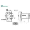 Tuerca de Tornillo de Bola Tuerca Redonda con Brida SFI/SFNI 1605 1610 2005 2505 R