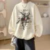 Sudadera de cuello redondo para hombre de marca moderna estilo americano, nueva colección otoño e invierno 2026, top versátil elegante y casual de corte holgado para hombre