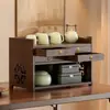 Porta-Copos Bogu Madeira Maciça Mesa de Chá Chinesa Bancada Folha de Chá Conjunto de Chá Rack de Armazenamento Decoração de Sala de Chá Armário de Exposição Armazenamento