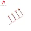 Mini barra en L nueva de acero inoxidable Pengjie con piercing de bola para joyería