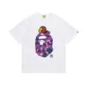 Camiseta BAPE Verão Camuflada Unissex Manga Curta Gola Redonda Estilo Japonês Tendência