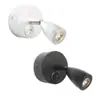 Foco DC12V24V de montaje abierto para habitación de invitados, dormitorio, mesita de noche, lámpara de pared LED, cabezal universal, lámpara de lectura para RV, lámpara de cuadro 2W