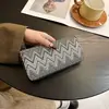 Estilo Étnico Novo Estilo Carteira Simples Feminina Longa Multi-Cartão Grande Capacidade Porta-Cartão de Estudante Carteira Multifuncional