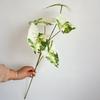 Flor artificial nueva color hoja de taro boda fondo salón de bodas decoración suave fila de flores guía de camino base planta verde hoja