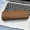 Estuche para Gafas Anti-Presión Miopía de Comercio Exterior al por Mayor con Diseño de Grano de Madera para Hombres y Mujeres Estudiantes, Caja de Hierro Portátil Innovadora, Stock Limitado