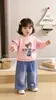 Conjunto de Ropa de Otoño para Niñas 2026 Nuevo Conjunto de Dos Piezas con Sudadera de Dibujos Animados de Primavera y Otoño de Manga Larga Elegante para Bebés Niñas Moderno