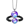 Set de Collar Colgante y Pulsera Temática de Pokémon para Pareja Transfronteriza, Unisex, Accesorios de Venta Caliente Transfronteriza