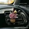 Planta de Fruta Natural Flor Seca Ambientador de Coche Decoración de Rejilla Difusor de Gama Alta Regalo para Coche Fragancia para el Interior del Coche