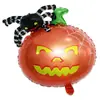 Conjunto de Balões de Halloween Balão Aranha Morcego Abóbora Balão de Folha de Alumínio de Halloween Decoração de Festa Balão de Folha de Alumínio