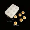 Asas do Nariz Molde de Silicone Bola de Carvão Pequena Batata Frita Urso Soprador de Pó Argila Epóxi Molde de Silicone