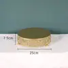 Suporte de Bolo de Ferro Forjado Europeu Adereços de Casamento Bandeja de Bolo Prato de Bolo de Pé Alto Ornamento de Mesa de Sobremesa Suporte de Bolo de Ferro Forjado