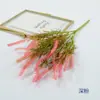 Cachos de Pinheiro-Manso de Plástico para Decoração de Casa, Plantas Verdes Simuladas, Buquês Estilo Europeu e Vitrines de Lojas de Shopping