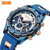 Biden/Biden 0117 Reloj Deportivo Multifuncional para Hombre Reloj de Pegamento de Rana Reloj de Cuarzo de Moda Fabricante de Relojes