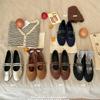 Zapatos Mary Jane Retro Themandago Estilo Coreano Punta Redonda Correa de Doble Hebilla Zapatos Planos Versátiles