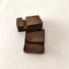 En Stock Nogal Negro Madera Maciza Haya Soporte para Teléfono Soporte Perezoso de Escritorio Base para Tableta Regalo Promocional Hecho a Mano