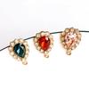 Acessórios para joias DIY atacado cristal gota d'água pedra preciosa diamante brincos acessórios brincos femininos versáteis acessórios