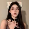 Guiyun Roupa de couro com zíper europeia e americana PU elástico alto couro envernizado brilhante tubo de aço dança boate macacão uniforme de cosplay escola