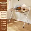 Escritorio Plegable, Escritorio de Computadora sin Instalación, Mesa Pequeña para Estudiante en Casa, Dormitorio, Mesita de Noche, Escritorio Simple para Escribir, Escritorio de Oficina