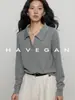 Con Jian Solapa de Otoño Manga Larga Tejido para Mujer Holgado Estilo Old Money Casual Perezoso Top para el Día a Día
