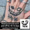 Pegatinas de Tatuaje Curiosas Transfronterizas con Caras Sonrientes Divertidas y Diseños de un Ojo para Brazos y Muñecas, Pegatinas de Moda y Personalizadas, Venta al por Mayor Directamente de Fábrica